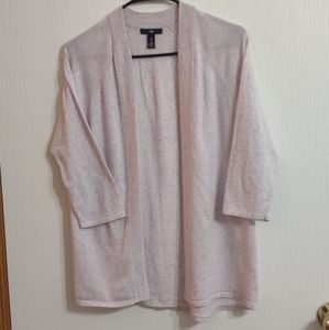 Gap open front women's light weight purple lavender frost cardigan